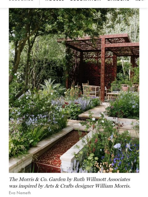 Delighted to be in these 11 must know designers with @thelistbyhouseandgarden  https://www.houseandgarden.co.uk/article/garden-designers-to-know-on-the-list-by-house-and-garden  This project was for the amazing @wmorrisandco with a fantastic team from Sanderson Design Group and an amazing group of crafts people that brought this together. We love arts and crafts gardens and this was a complete honour to celebrate the work and ethos of William Morris.